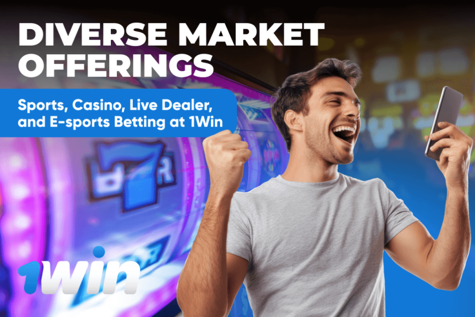 Diverse Market Offerings: Sports, Casino, Live Dealer, and E-sports Betting at 1Win