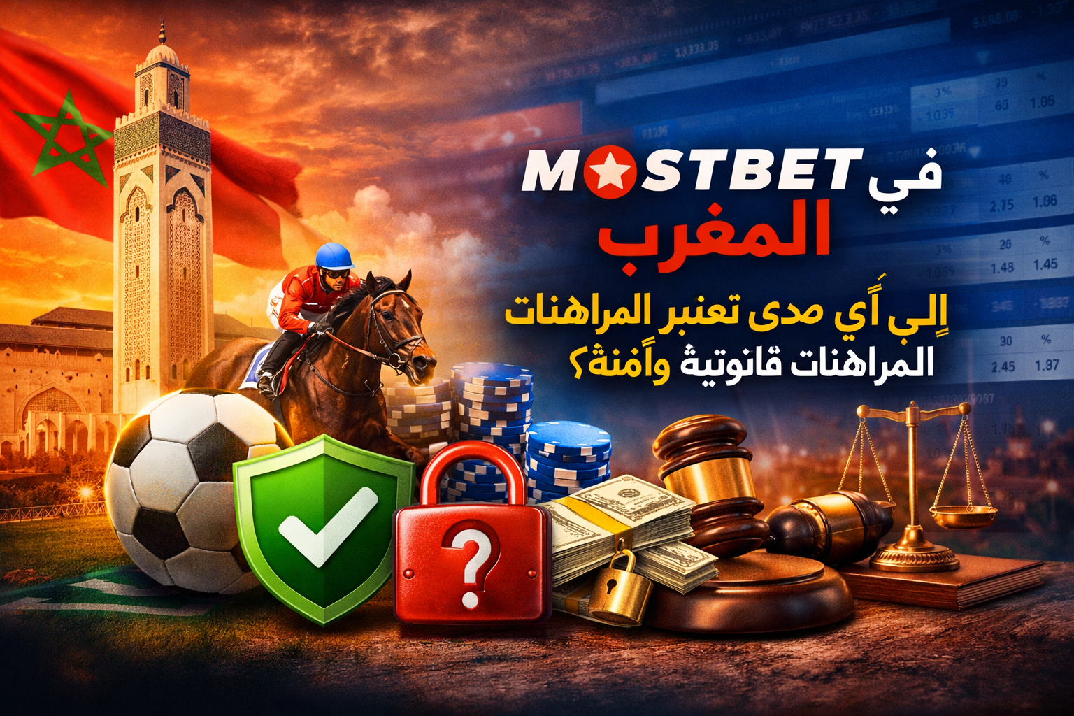Mostbet في المغرب - إلى أي مدى تعتبر المراهنات قانونية وآمنة؟