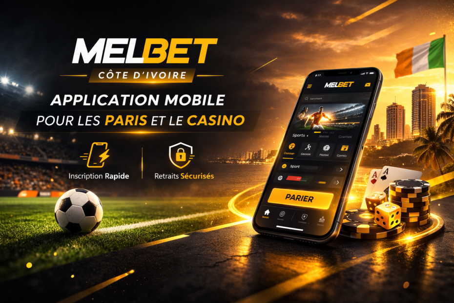 Melbet Côte d'Ivoire application mobile