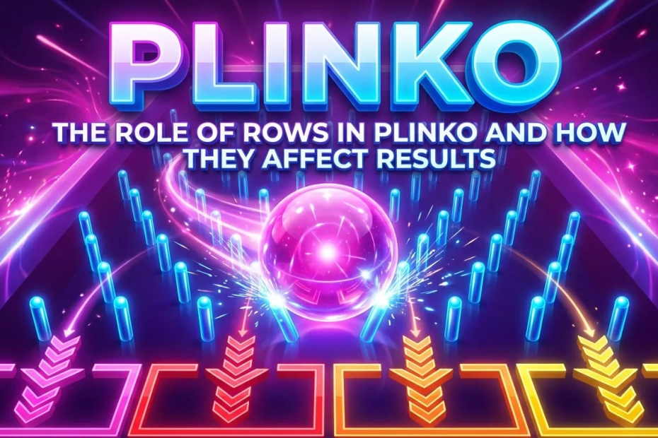 The Role of Rows in Plinko